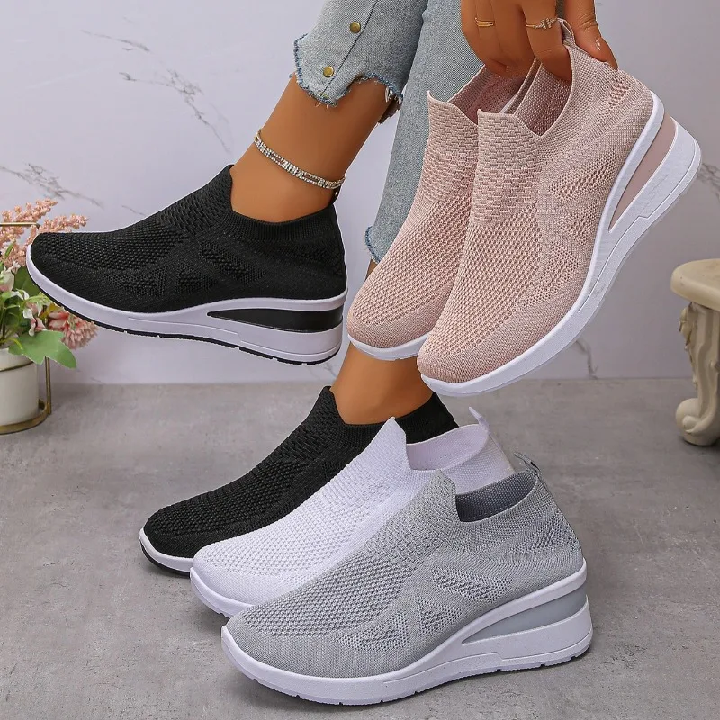 Wedge Espadrille Women - 2025 frauen Casual Turnschuhe Atmungs Keil