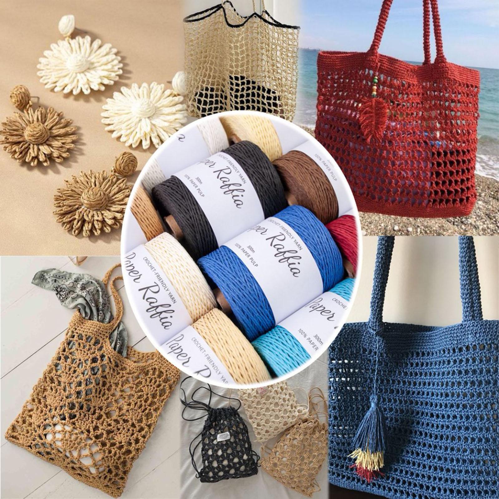 Baumwoll-Raffia-Faden 328 Yard – Crochet Bag Raffia Bewertung und Preis