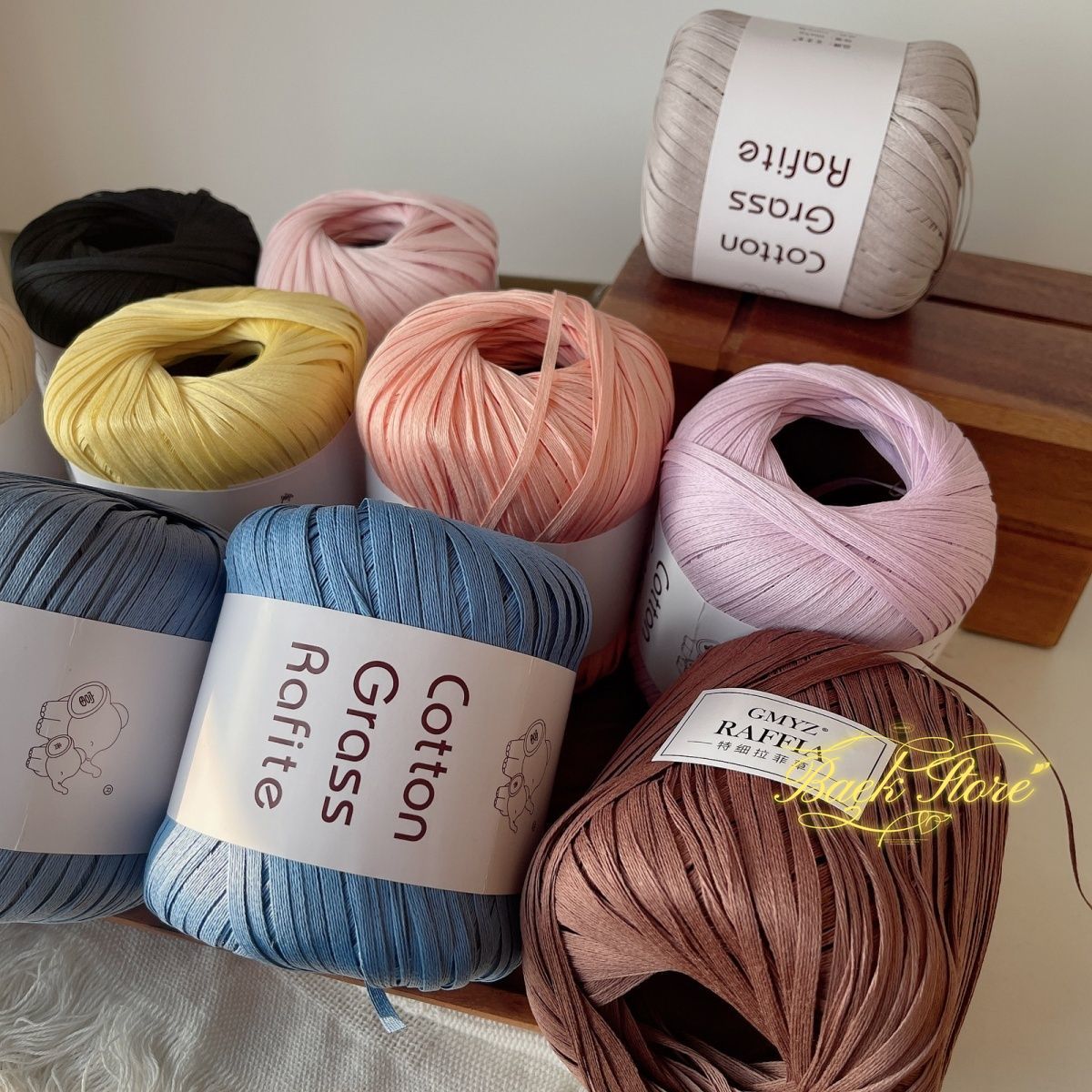 102 m/Rolle mehrfarbiges Bastg – Crochet Bag Raffia Bewertung und Preis