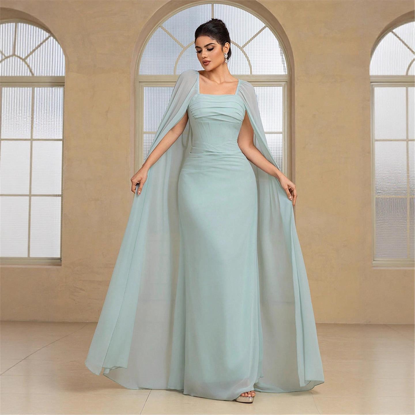 Elegantes langes Abendkleid in – Linen Dress Wrap Bewertung und Preis