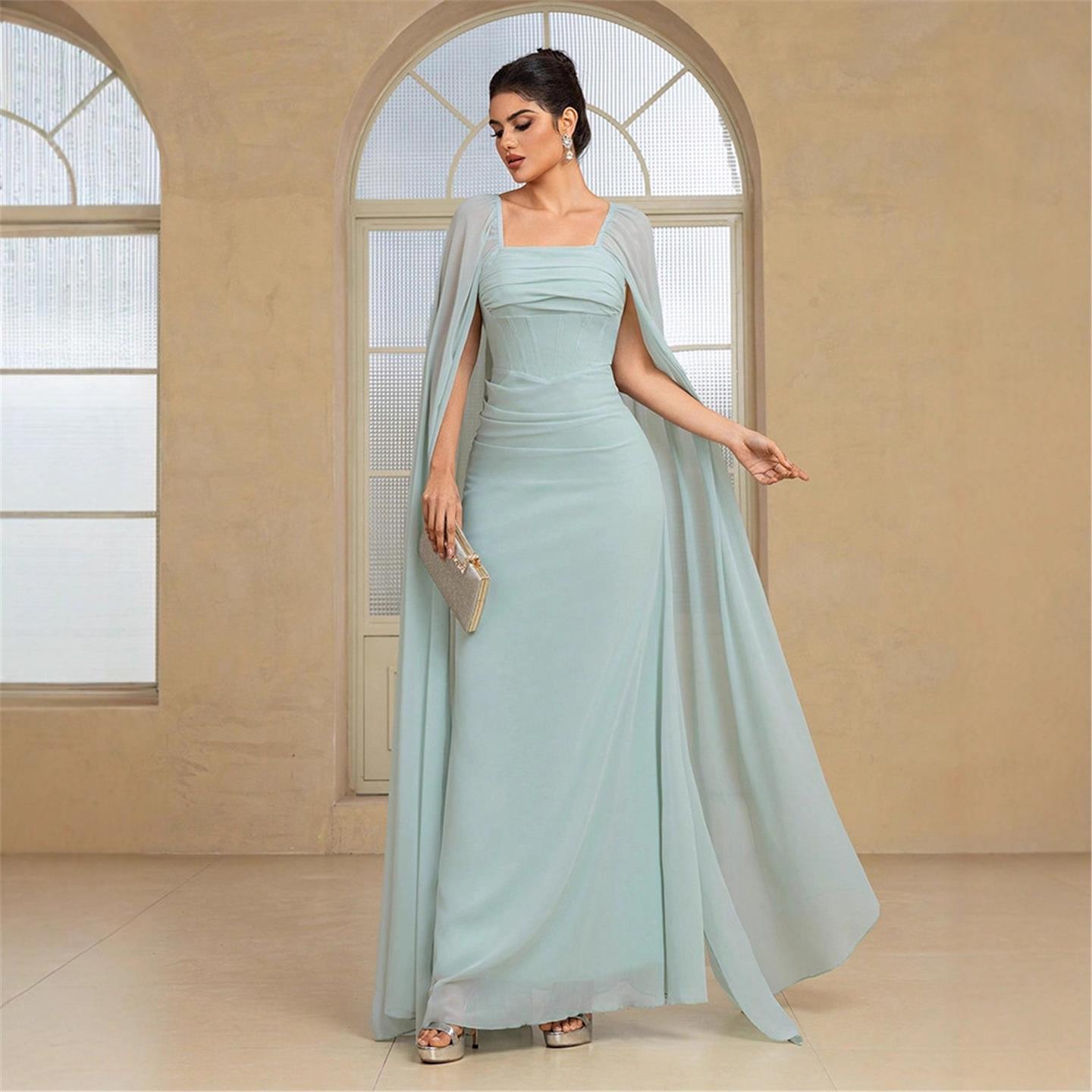 Elegantes langes Abendkleid in – Linen Dress Wrap Bewertung und Preis
